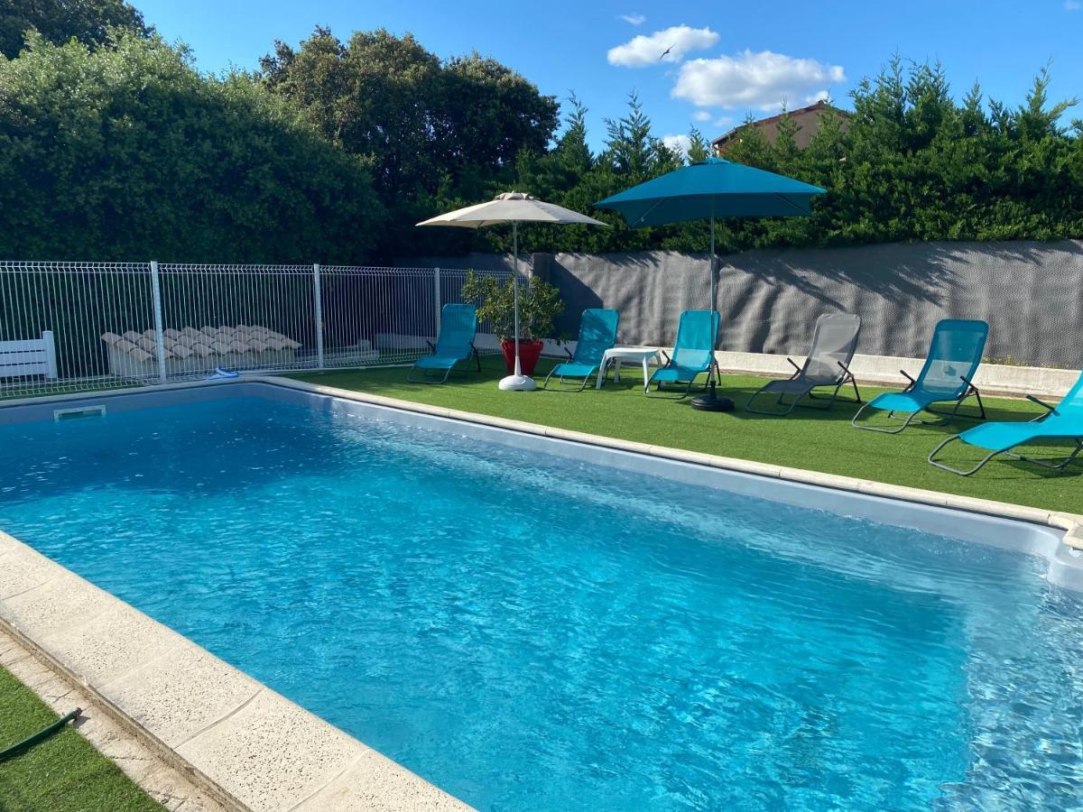 GITE LAVANDE avec piscine privée CLASSÉ 4 Étoiles Lagorce  Extérieur photo