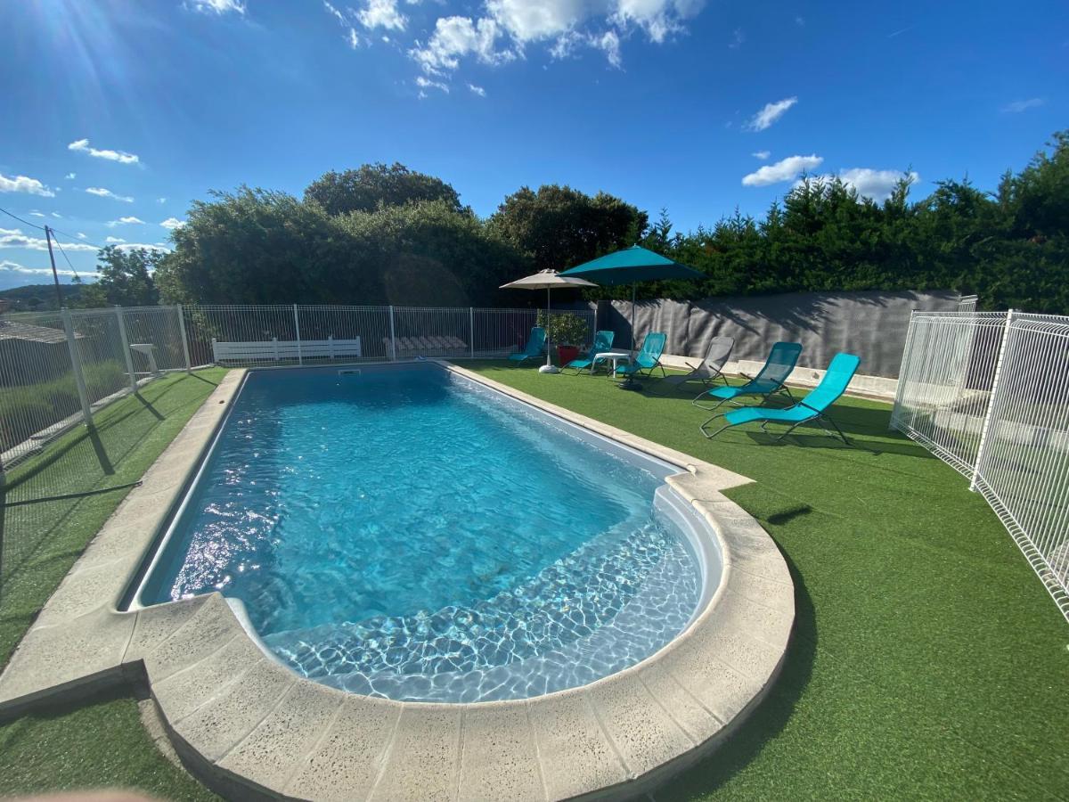 GITE LAVANDE avec piscine privée CLASSÉ 4 Étoiles Lagorce  Extérieur photo