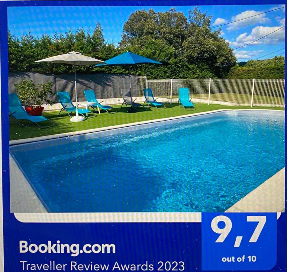 GITE LAVANDE avec piscine privée CLASSÉ 4 Étoiles Lagorce  Extérieur photo