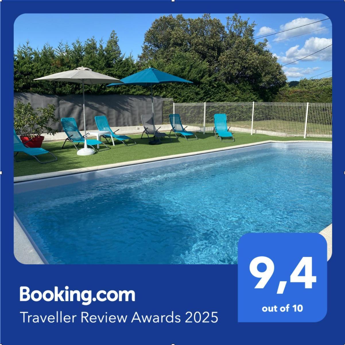 GITE LAVANDE avec piscine privée CLASSÉ 4 Étoiles Lagorce  Extérieur photo